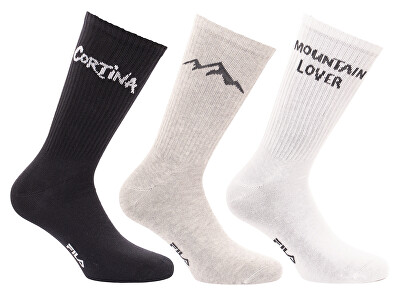 Fila - 3 PACK - ponožky F5521-453
