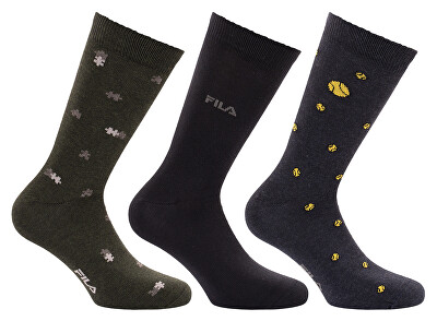 Fila - 3 PACK - ponožky F5531CD-476