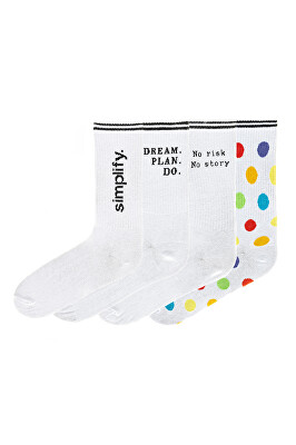 Funky Steps - 4 PACK - dámské ponožky