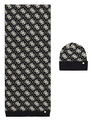 Guess - Dámský set - čepice a šála Beanie GFBOXWP6401-BTU