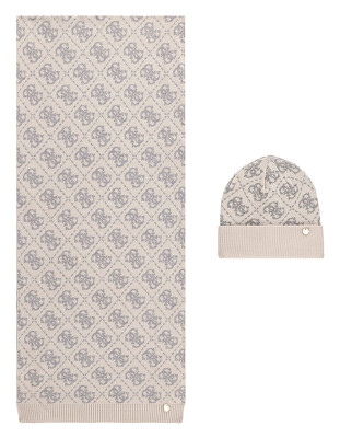 Guess - Dámský set - čepice a šála Beanie GFBOXWP6401-ONL