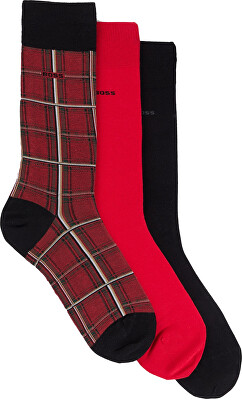 Hugo Boss - 3 PACK - pánské ponožky BOSS