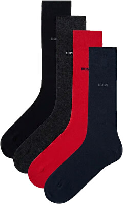 Hugo Boss - 4 PACK - pánské ponožky BOSS