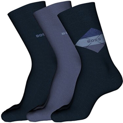 Hugo Boss - 3 PACK - pánské ponožky BOSS