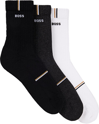 Hugo Boss - 3 PACK - pánské ponožky BOSS
