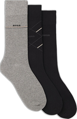 Hugo Boss - 3 PACK - pánské ponožky BOSS