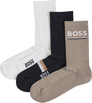 Hugo Boss - 3 PACK - pánské ponožky BOSS 50568283-960