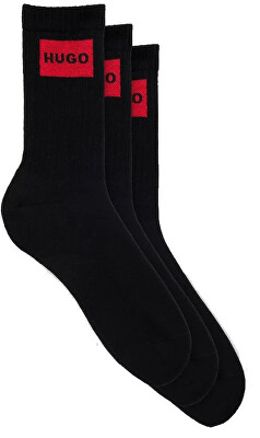 Hugo Boss - 3 PACK - pánské ponožky HUGO