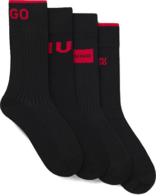 Hugo Boss - 4 PACK - pánské ponožky HUGO
