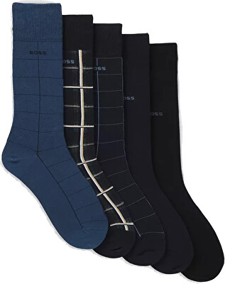 Hugo Boss - 5 PACK - pánské ponožky BOSS