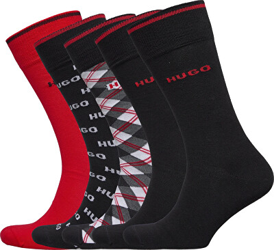 Hugo Boss - 5 PACK - pánské ponožky HUGO