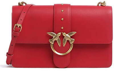 Pinko - Dámská kožená crossbody kabelka