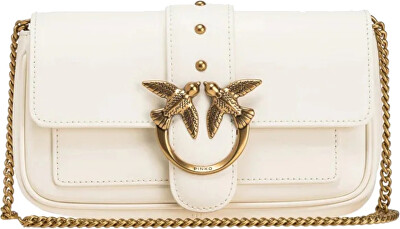 Pinko - Dámska kožená crossbody kabelka 100061 A0F1 Z14Q