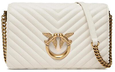 Pinko - Dámská kožená crossbody kabelka