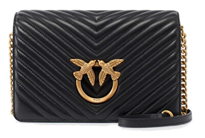 Pinko - Dámská kožená crossbody kabelka
