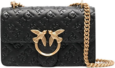 Pinko - Dámská kožená crossbody kabelka