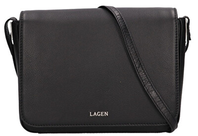 Lagen - Dámská kožená crossbody kabelka