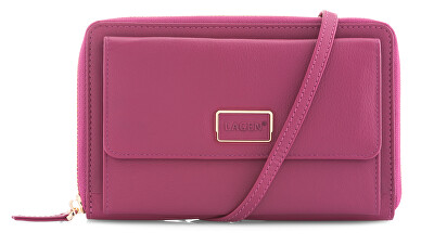 Lagen - Dámská kožená crossbody kabelka