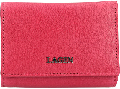 Lagen - Dámská kožená peněženka LG-2152 FUCHSIA