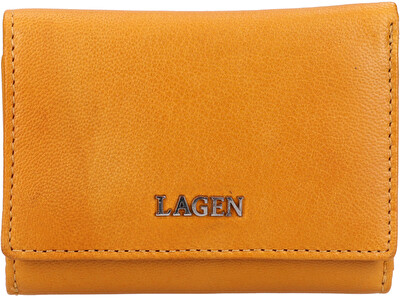 Lagen - Dámská kožená peněženka LG-2152 YELLOW