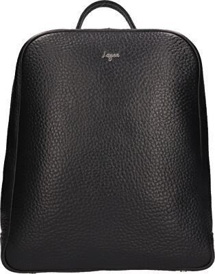 Lagen - Dámský kožený batoh 1035 BLACK