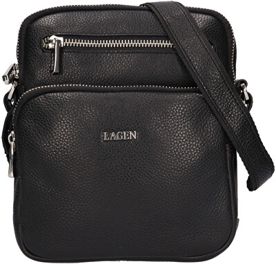 Lagen - Pánská kožená crossbody taška