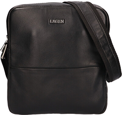Lagen - Pánská kožená crossbody taška