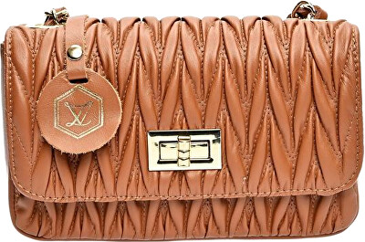 Luisa Vannini - Dámská kožená crossbody kabelka