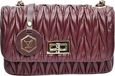 Luisa Vannini - Dámská kožená crossbody kabelka