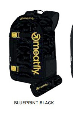 Meatfly - Batoh Basejumper Blueprint Black