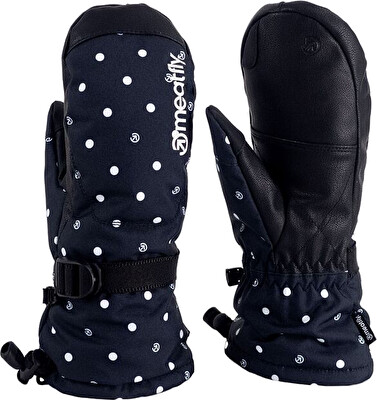 Meatfly - Dámske rukavice Manson Black Dots