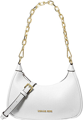 Michael Kors - Geantă din piele pentru femei 35H3G4CU6L OPTIC WHITE
