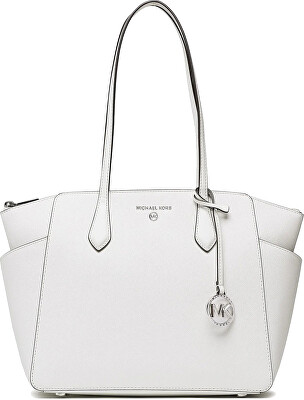 Michael Kors - Dámská kožená kabelka 30S2S6AT2L Optic White