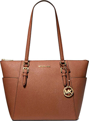 Michael Kors - Dámska kožená kabelka 35T0GCFT7L LUGGAGE
