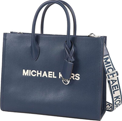 Michael Kors - Dámska kožená kabelka 35T4S7ZT2L NAVY