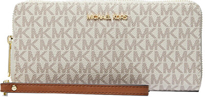 Michael Kors - Dámská kožená peněženka 35F8GTVT3B Vanilla