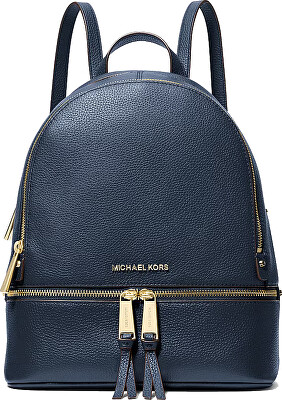Michael Kors - Dámsky kožený batoh 30S5GEZB1L Navy