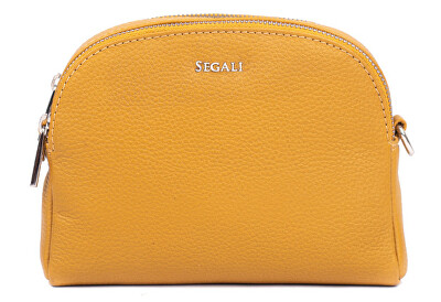 SEGALI - Dámská kožená crossbody kabelka