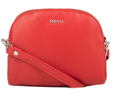 SEGALI - Dámská kožená crossbody kabelka