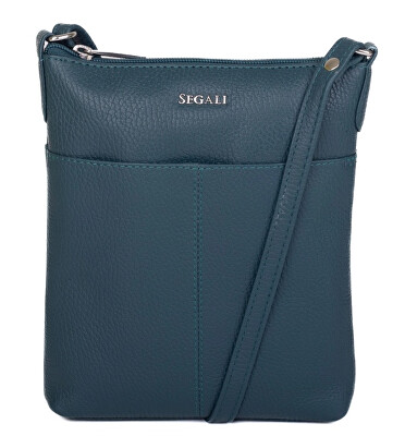 SEGALI - Dámská kožená crossbody kabelka