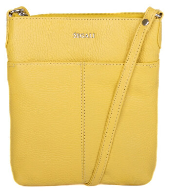 SEGALI - Dámská kožená crossbody kabelka