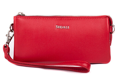 SEGALI - Dámská kožená crossbody kabelka