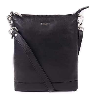 SEGALI - Dámská kožená crossbody kabelka