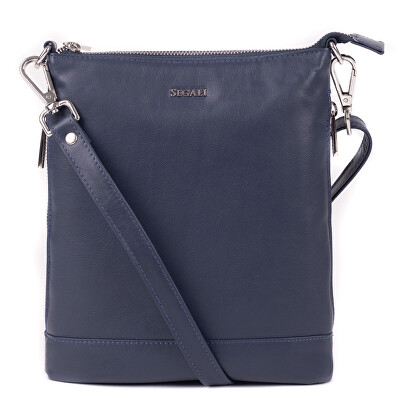 SEGALI - Dámská kožená crossbody kabelka