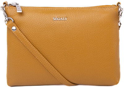 SEGALI - Dámská kožená crossbody kabelka