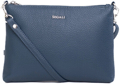 SEGALI - Dámská kožená crossbody kabelka