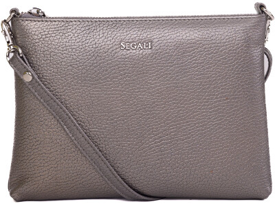 SEGALI - Dámská kožená crossbody kabelka