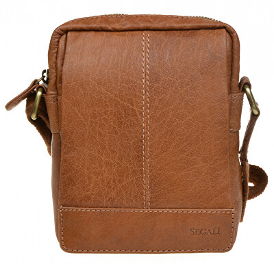 SEGALI - Pánská kožená crossbody taška