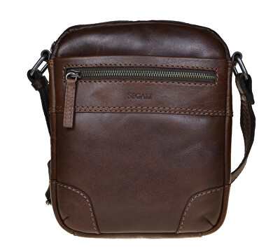 SEGALI - Pánská kožená crossbody taška
