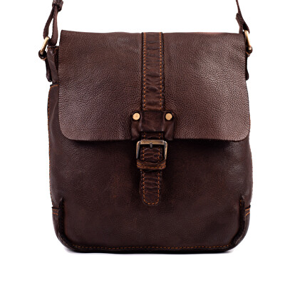 SEGALI - Pánská kožená crossbody taška